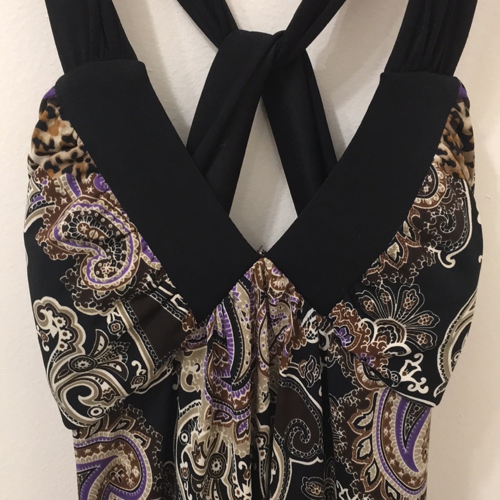 Worn Once! Paisley Print Racerback Dress